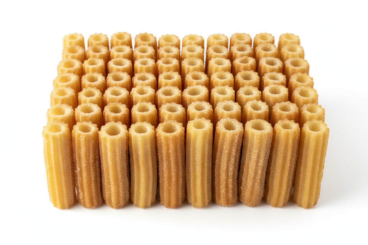 200 Ready to fill pre-cooked frozen churros box