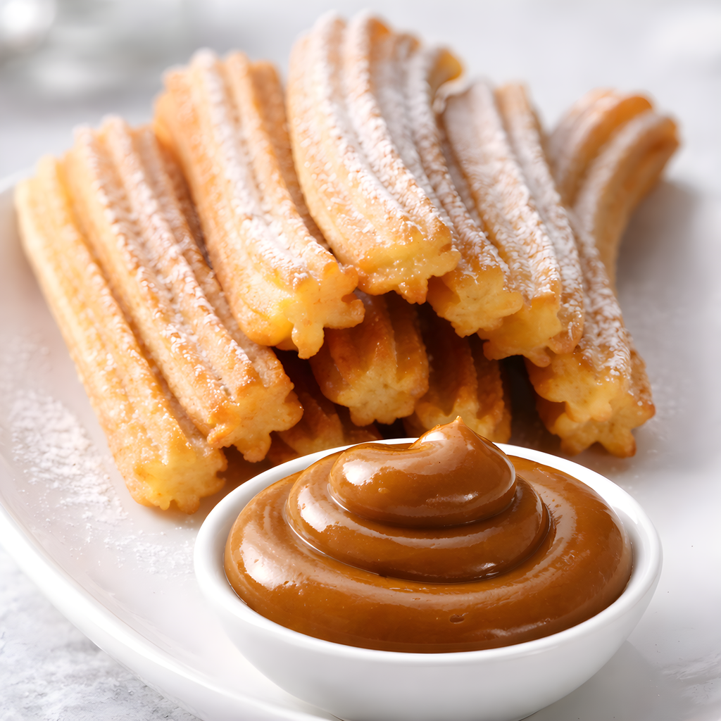200 Pre-cooked plain frozen churros box