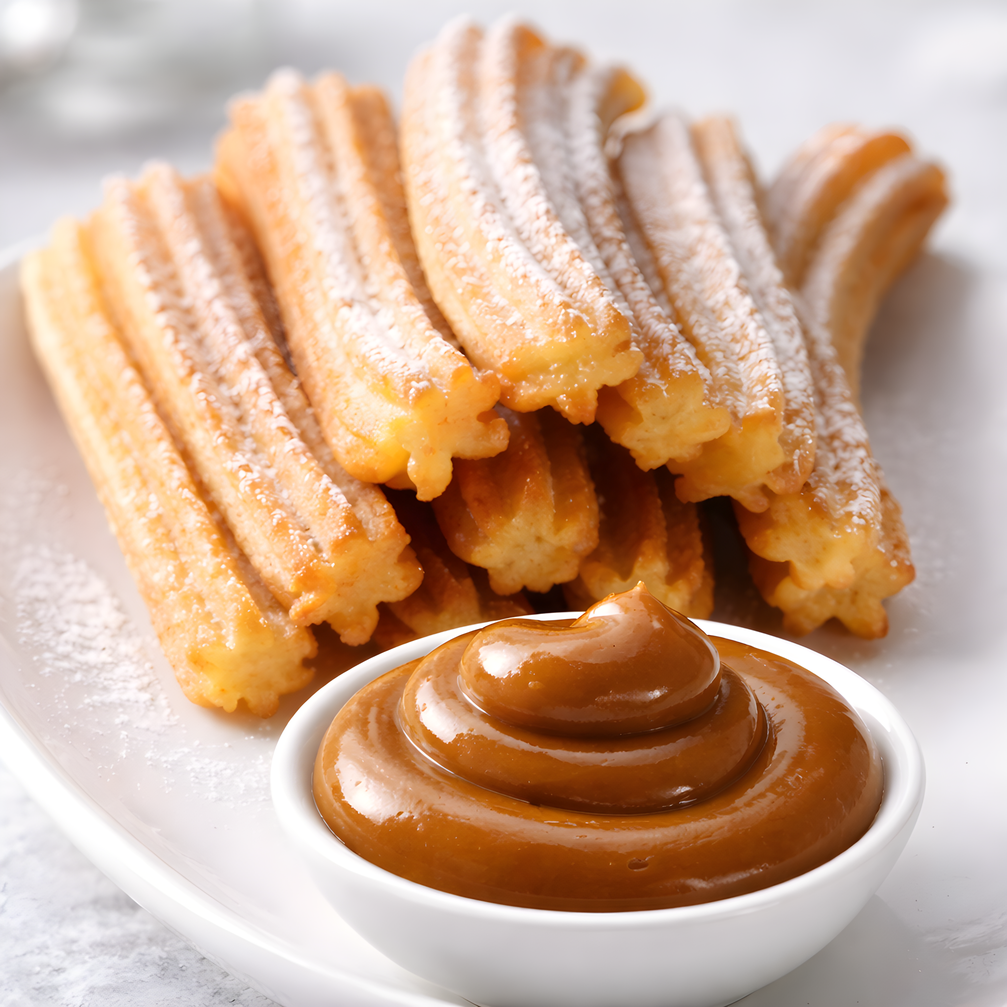200 Pre-cooked plain frozen churros box