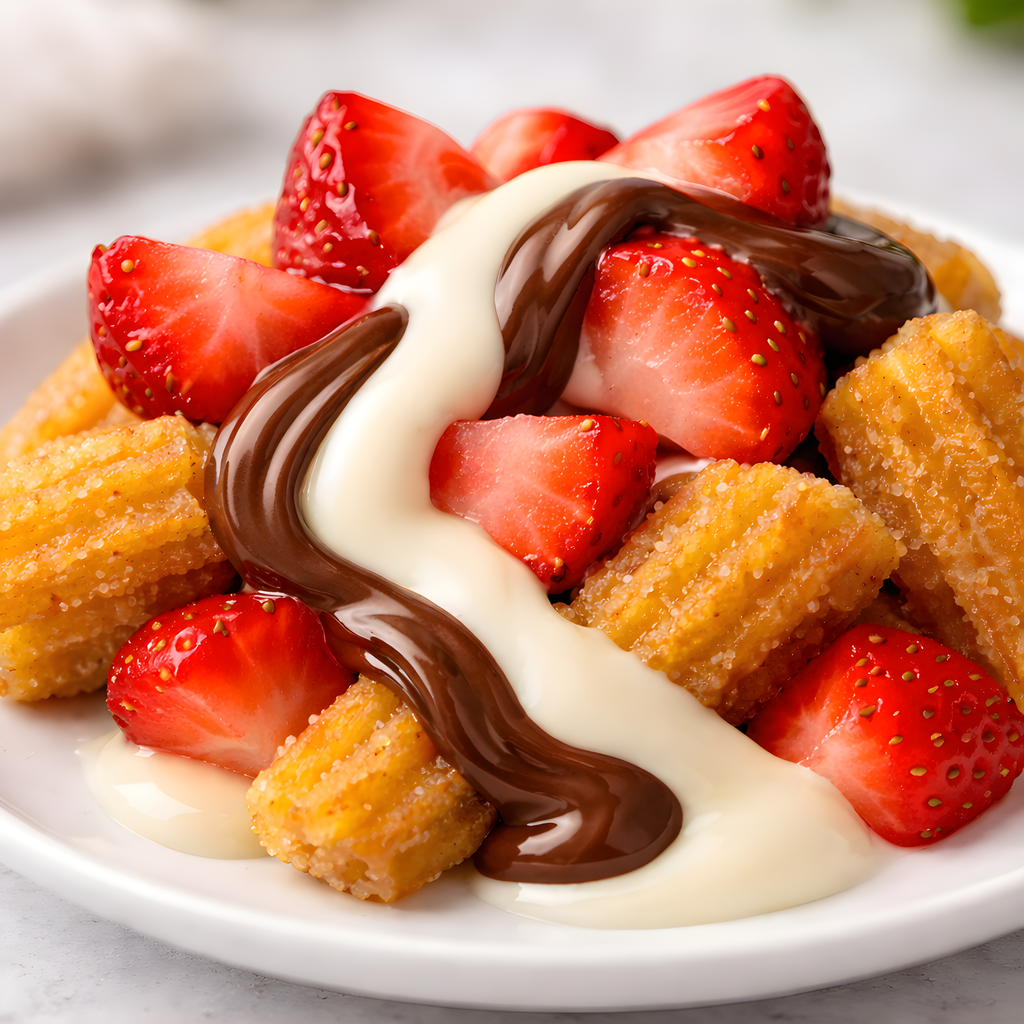 200 Pre-cooked plain frozen churros box
