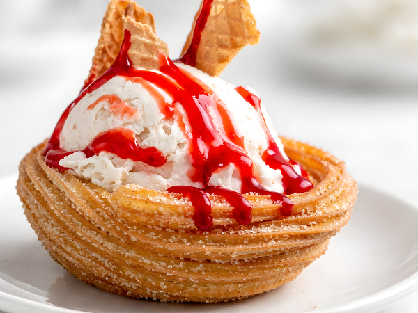 50 Churro basket box pre-cooked.